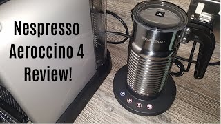 Nespresso Aeroccino 4 Milk Frother Review  Worth upgrading from the Aeroccino 3 [upl. by Jarlath]