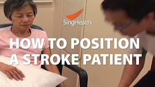 How To Position A Stroke Patient [upl. by Nahtanoy]