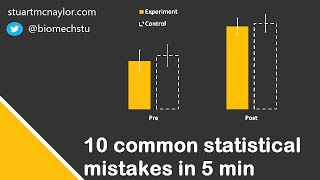 Ten Statistical Mistakes in 5 Min [upl. by Tugman799]