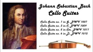 Johann Sebastian Bach  Cello suites in 432 Hz great for reading or studying [upl. by Conias641]