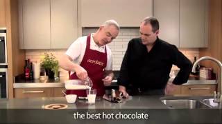 How to make a hot chocolate using an aerolatte milk frother [upl. by Leikeze]